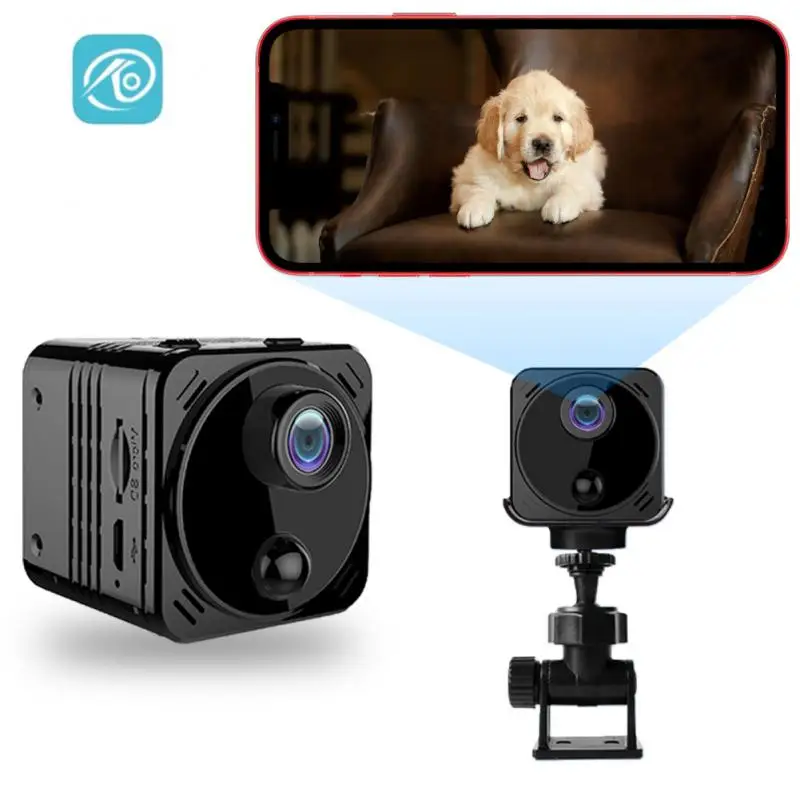 

Smart Home Nanny Camera Mini 160 Degrees Motion Detection 4k Home Surveillance Cameras Smart Home Accessories Alarm Camera