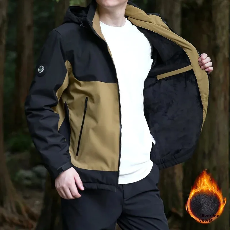 Повседневный мужской пиджак больших размеров осень/зима новый стиль хлопковая