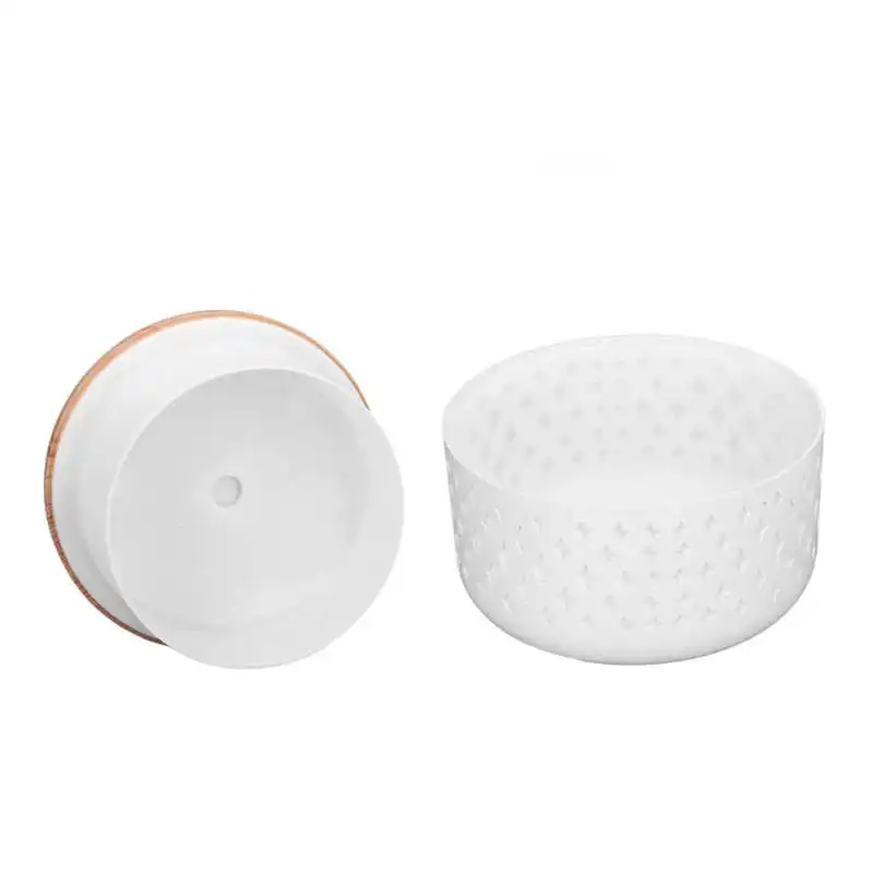 

Essential Oil Diffuser Mini Humidifier Seven LED Color Light 8W 0.5A Wood Grain for Desktop for Home for Office