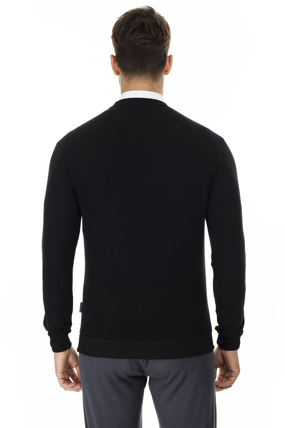 Buratti Crew Neck Sweat Long Sleeve Male весна Fashion Men Clothing Casual Sweathirts 456401 | Мужская одежда