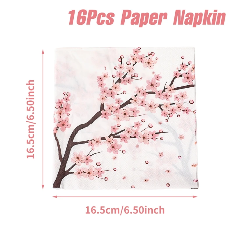 

Бумажные салфетки "Весенние сакуры", 16 шт.