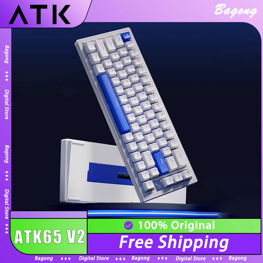 ATK68 V2 механическая клавиатура с магнитным переключателем из алюминиевого сплава