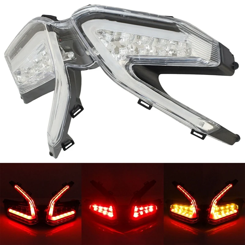 For DUCATI 899 959 1199 S R 1299 LED Tail Light Turn Signal Driving Brake Rear Taillight Integrated Replacement B