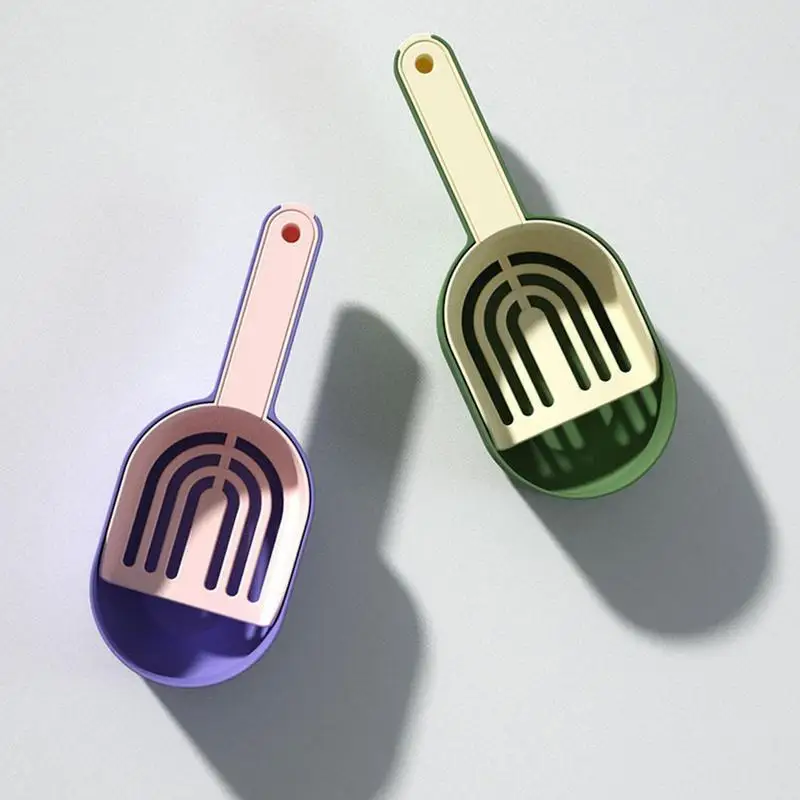

Creative Cat Litter Scoop Cat Sifter With Deep Shovel Holder Organizer Ergonomic Handle Litter Scoop Deep Shovel Pet Accessories