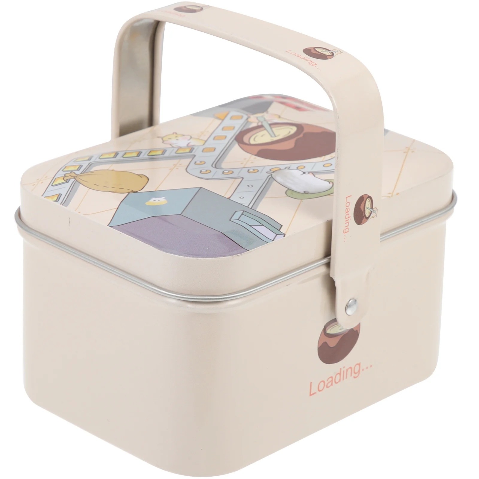 

Cookie Jar Biscuit Cookie Box Iron Jar With Lid Novelty Biscuit Tin Cookie Jar for Storage Candy Tea