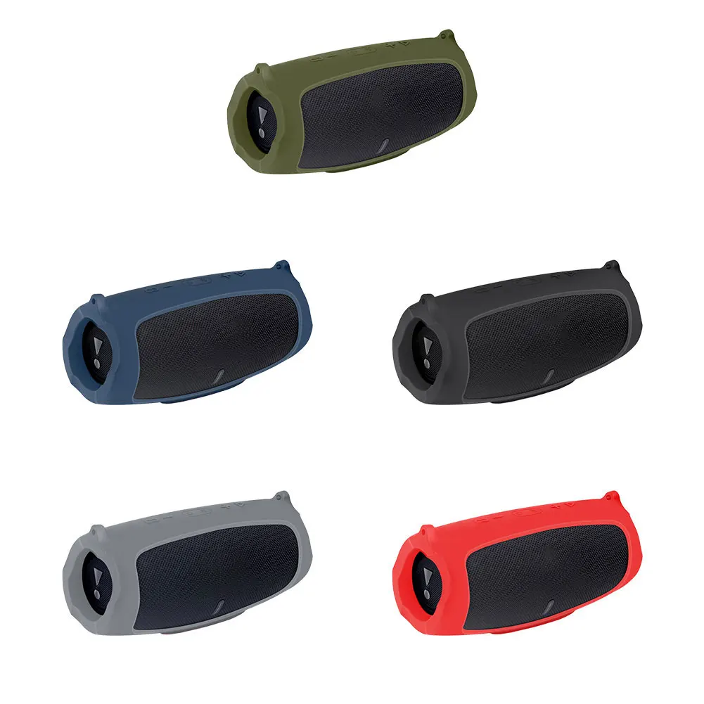 

Силиконовый чехол для зарядного устройства 5, Портативный беспроводной Bluetooth-совместимый динамик, сумка для переноски, чехол, чехол с ремешк...