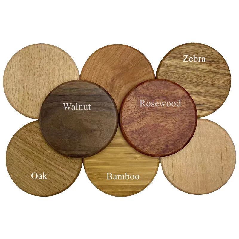Wooden Wireless Charger for iphone 15W Max Fast Portable Charging Pad for iPhone 13 12Mini 12ProMax SE 11 11ProMax For Note 10