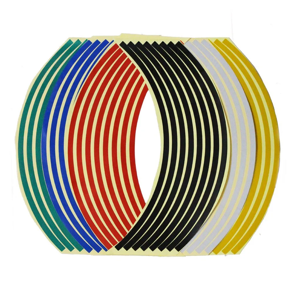 18-дюймовые колесные диски для мотоцикла прикрепленные к колесным наклейкам Kawasaki