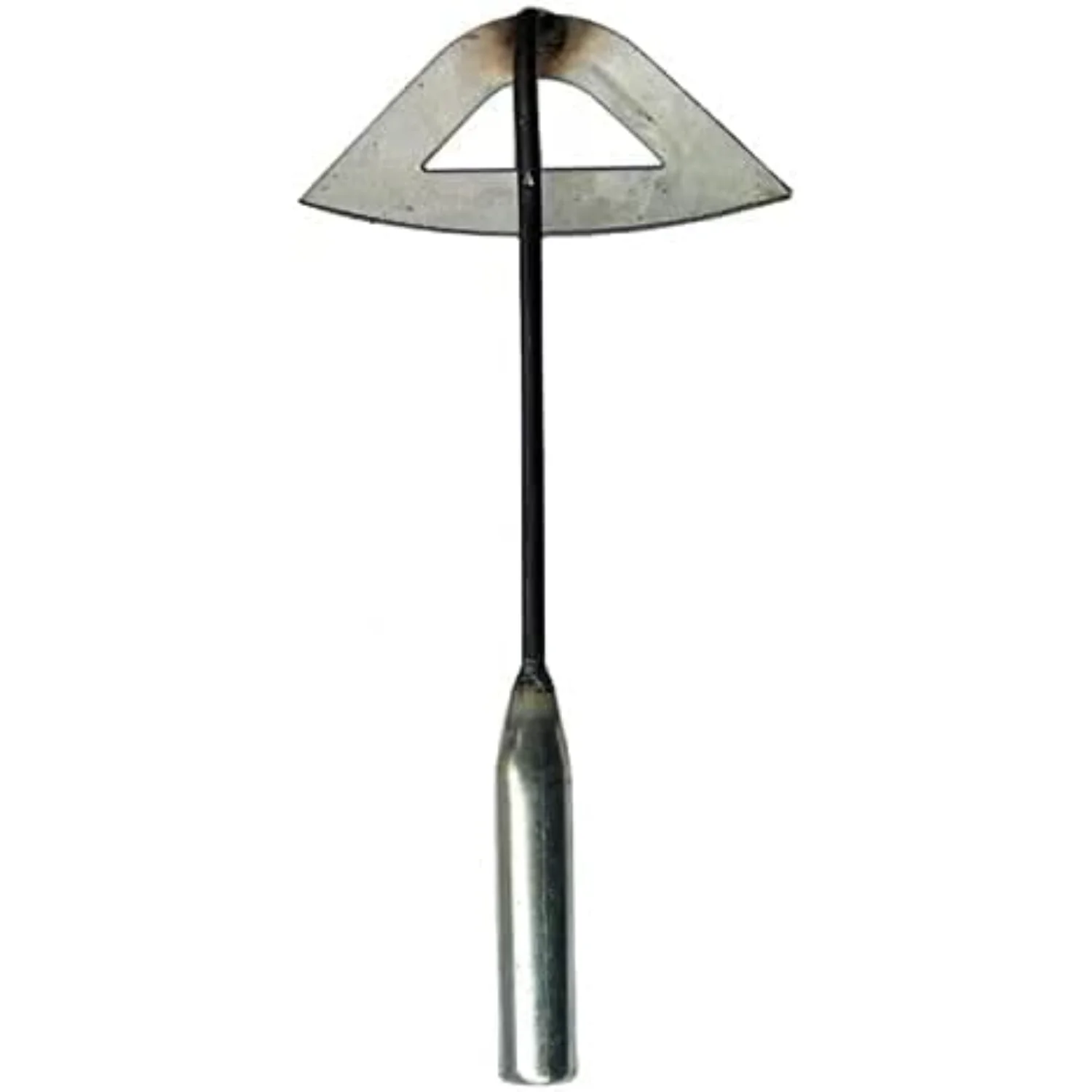 Садовая мотыга новая садовая для прополки цельностальная закаленная полая