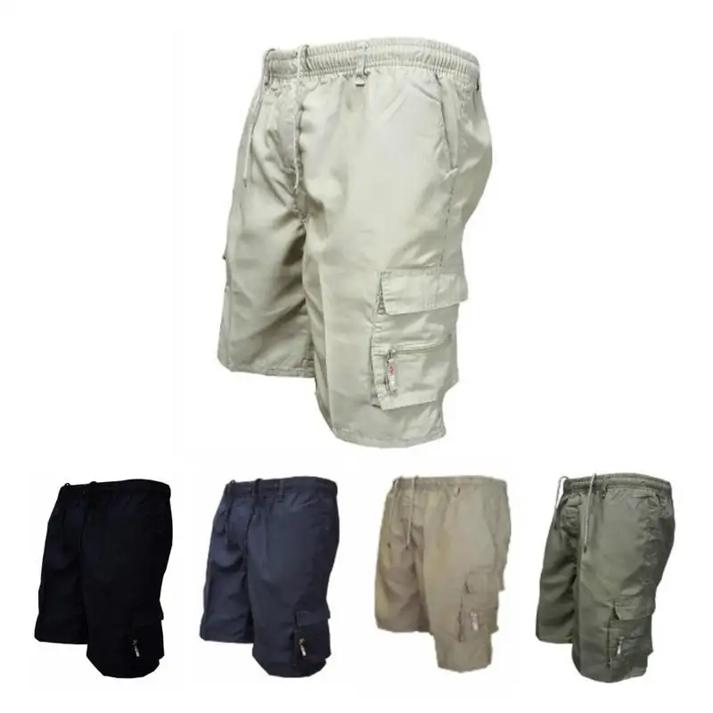 

Мужские шорты-карго, свободные спортивные штаны, впитывающие пот, для отдыха на открытом воздухе, походов, рыбалки, кемпинга и велоспорта, на лето