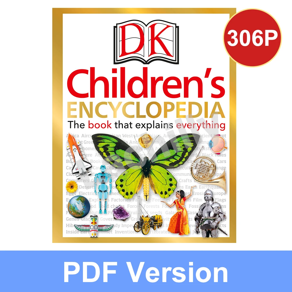 

Children's Encyclopedia: The Book That Explains Everything for Kids Encyclopedia Kids Toys Educational Study English