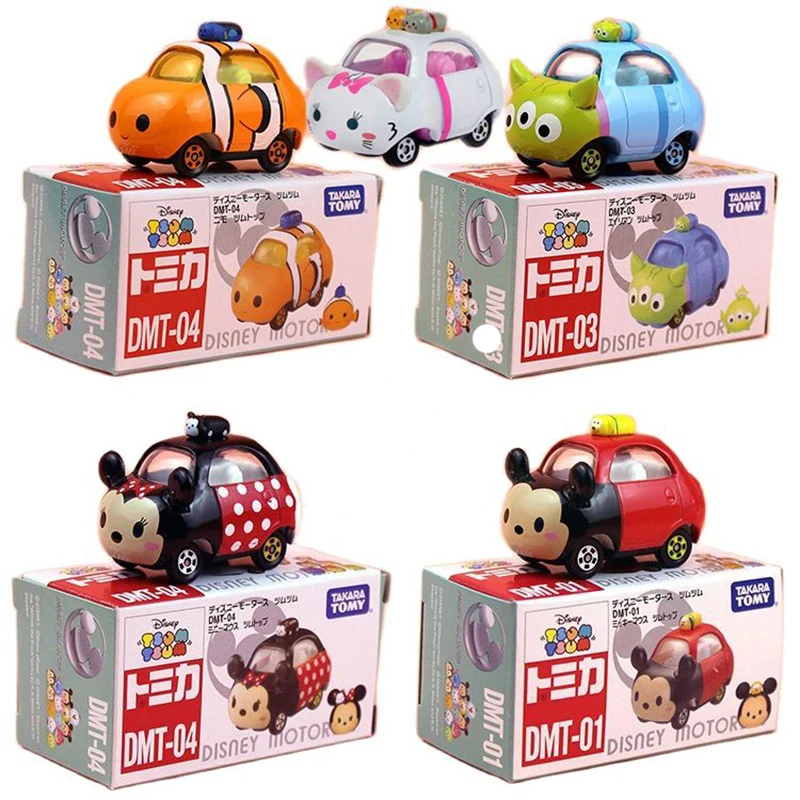 

Takara Tomy Tomica Motors TSUM Mickey Minnie Mouse Pooh Bear Buzz Lightyear Mini Metal Diecast Alloy Vehicles Model Car Toy Gift