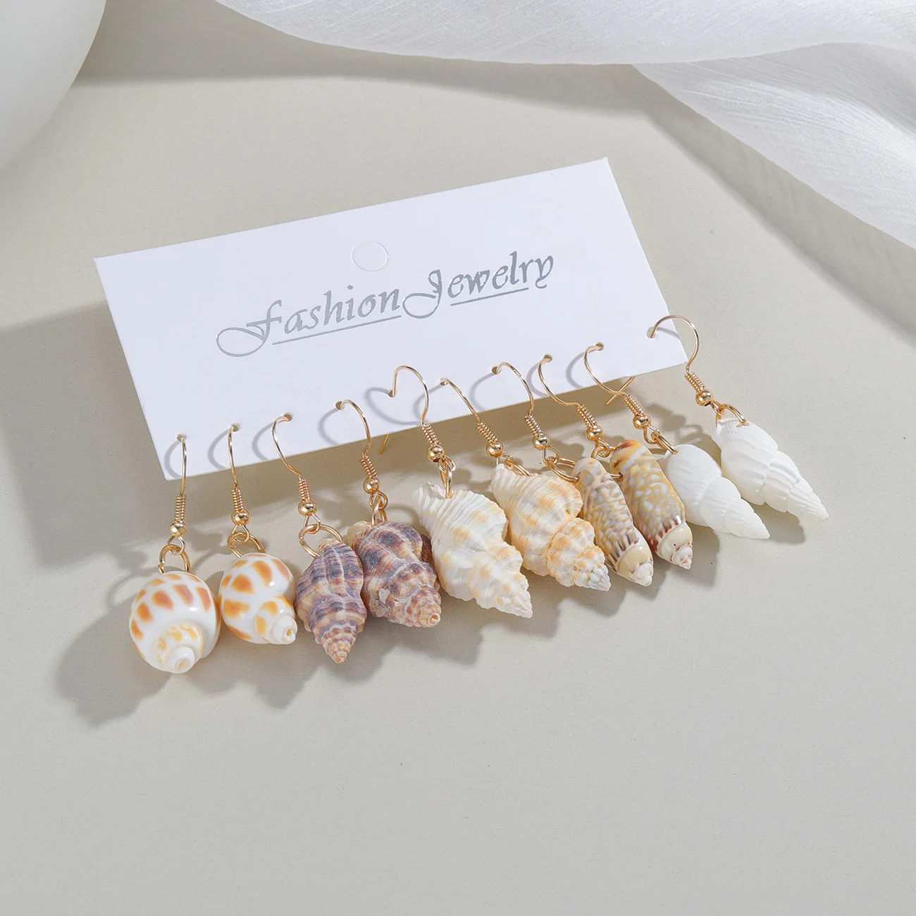 5-Paare von Strand стильный мушел Anhänger мошенничее обеззараживание