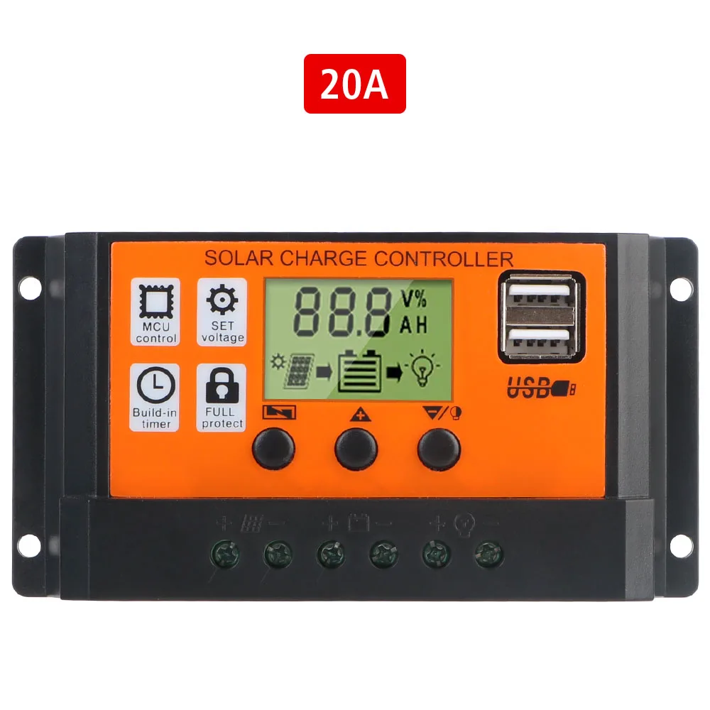 

Солнечный контроллер MPPT/PWM с ЖК-дисплеем