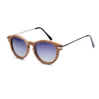 2022 wood sunglasses fashion gradient women men brand designer polarized eyeglasses metal temples uv400 bamboo glasses