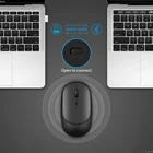 Беспроводная Bluetooth-мышь для MacBook, ПК, iPad, компьютера, перезаряжаемая, два режима, Bluetooth + USB, эргономичная Бесшумная беспроводная мышь
