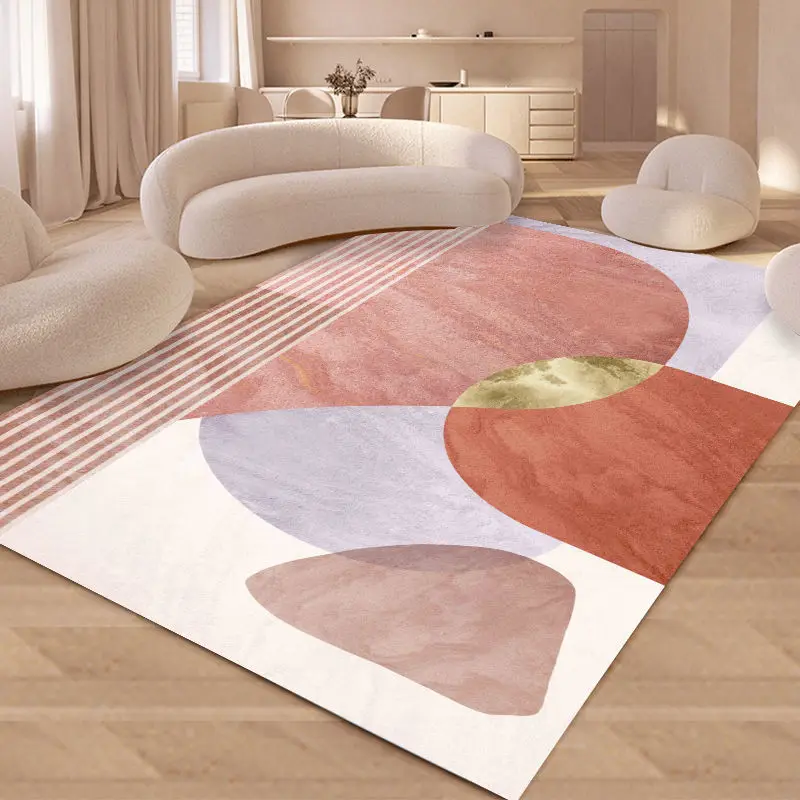 Ковер для украшения гостиной коврики спальни нескользящий моющийся коврик