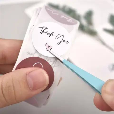 Пинцеты SEVENWELL цветные набор из нержавеющей стали