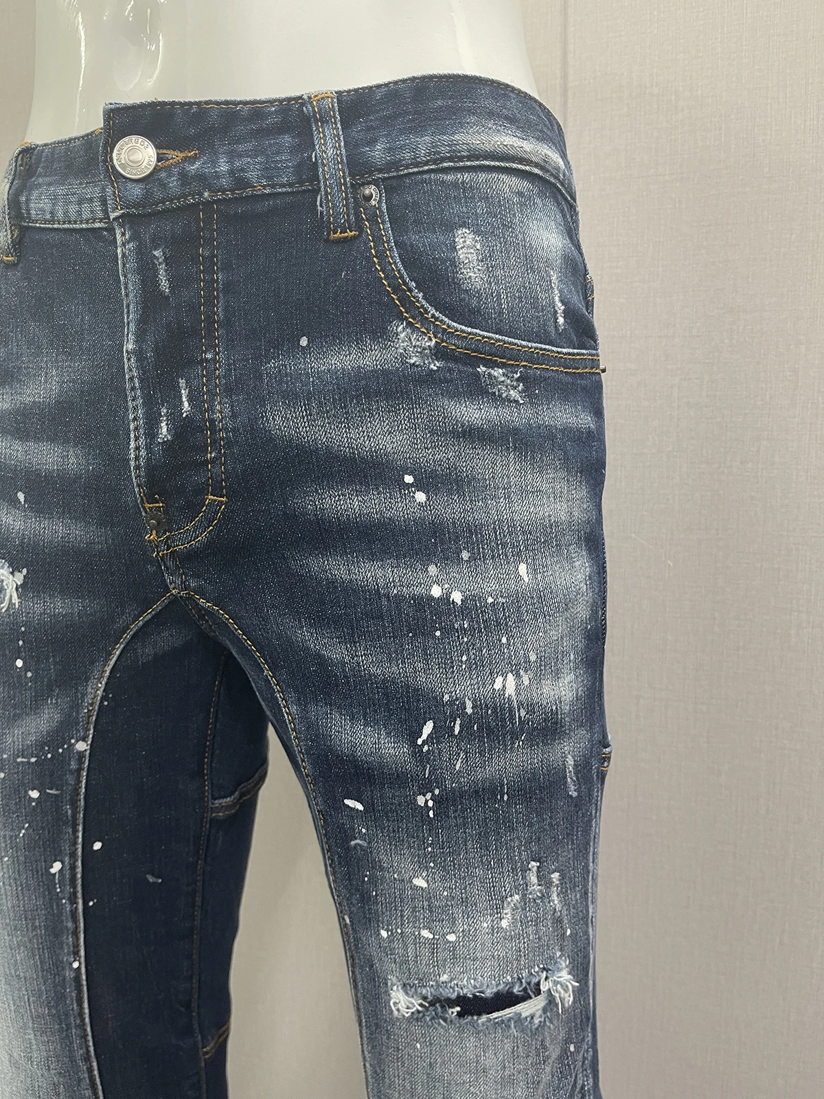 Рисунок 4 - Джинсы мужские с эффектом брызг