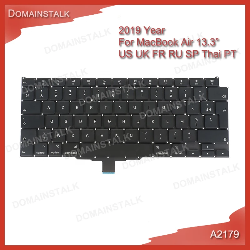 

2019 Year For MacBook M1 Air 13.3" A2179 US UK Thai French Spanish German Russian Arabic Italian Keyboard Laptop Layout