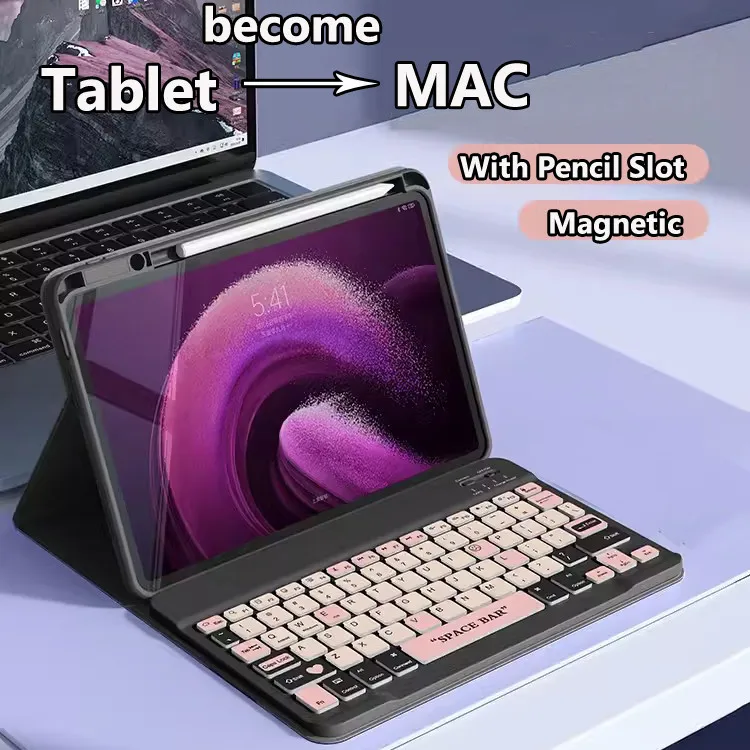 Чехол для Honor MagicPad 2 12 3 GT Pro дюйма X9 11 X8a 9 1 X8 Lite X8Pro 5 8 Bluetooth-клавиатура с держателем
