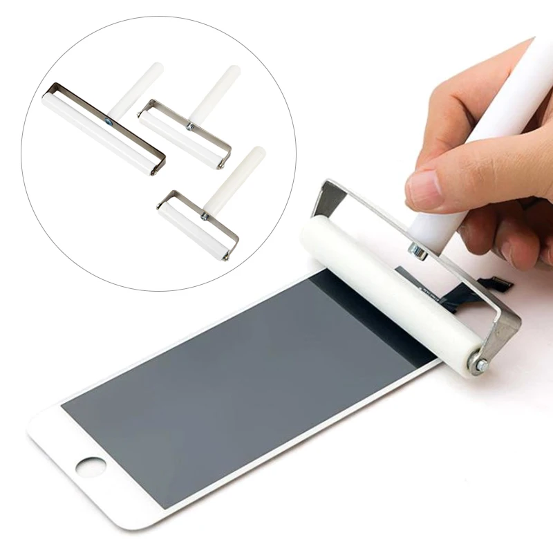 

8/10/15cm Rubber Roller Tool For Mobile Phone Tablet Laptop Screen Protector Film Pasting LCD Screen Repair Tool
