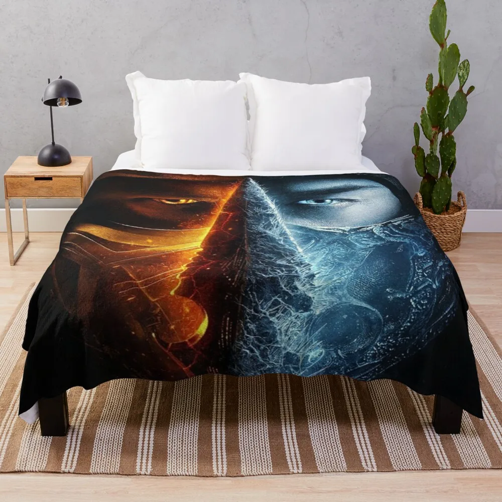 

Mortal Kombat Look Throw Blanket Fuzzy Blanket Hairy Blankets