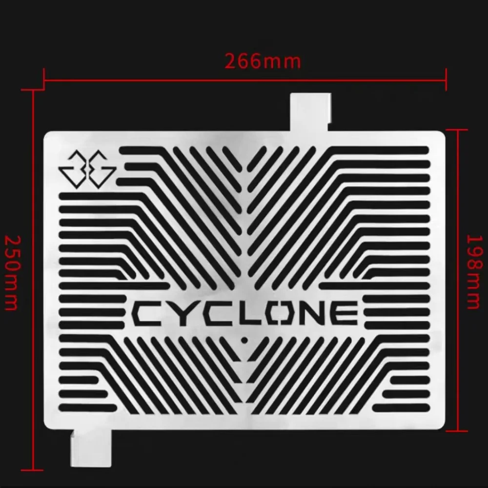 

Для ZongShen Cyclone RX401 Декоративные детали сетки из нержавеющей стали для установки сетки резервуара для воды
