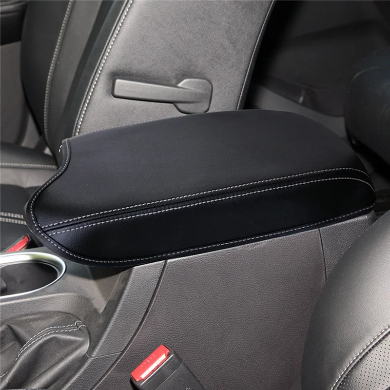 

For Ford Ranger 2019 2020 2021 Car Center Console Armrest Cover Arm Rest Cover Pad Protector Accessories White