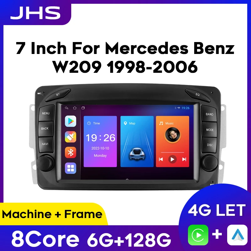 Автомагнитола на Android мультимедийный видеоплеер для Mercedes Benz CLK W209 W203 W463 W208