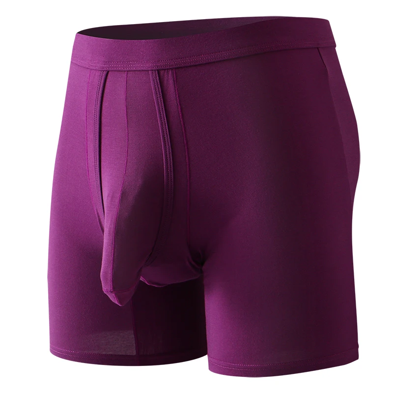 CLEVER-MENMODE 3pcs Sexy Men Boxer Underwear Men's Bullet Separation Pouch Underpants Boxershorts Male Panties Trunks