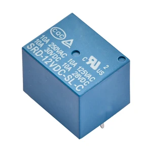 5-Pin Relay SRD-12VDC-SL-C Electromagnetic Relay T73-12V 5 pin PCB Type 10A 12V DC Power Relay