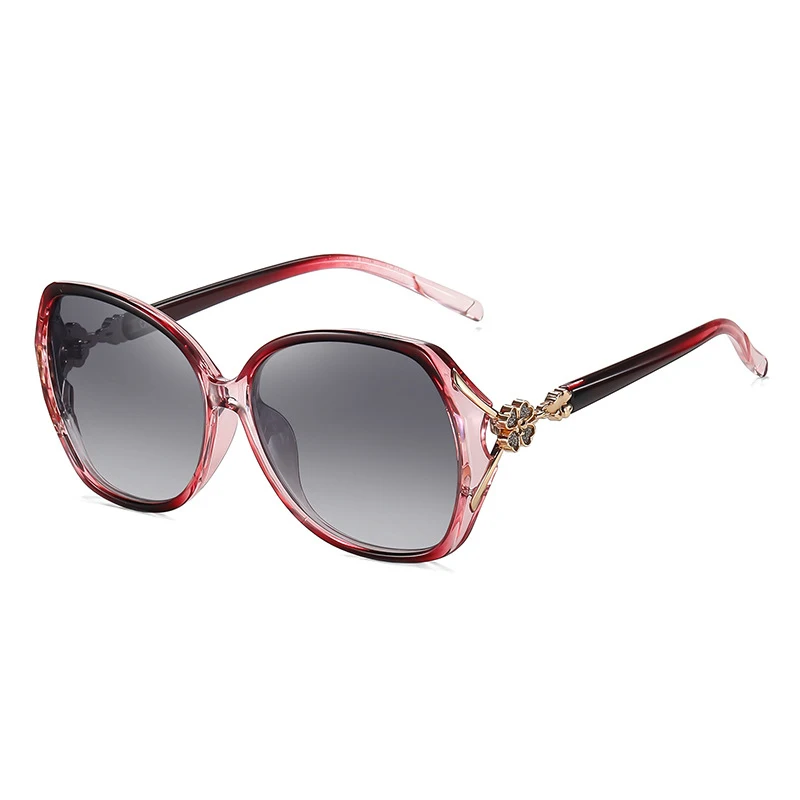 VAKA круглые поляризационные солнцезащитные очки женские винтажные брендовые