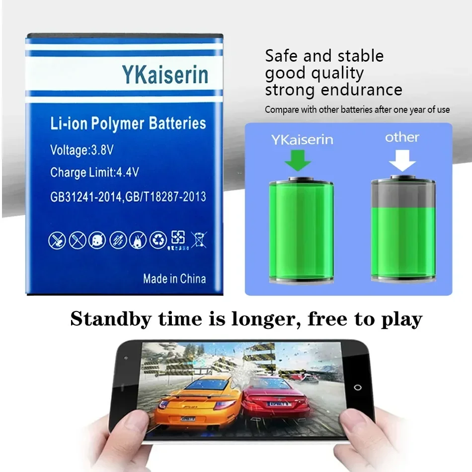 YKaiserin НОВЫЙ аккумулятор 3800 мАч для замены мобильного телефона OUKITEL S68/C16 Pro/C16Pro +