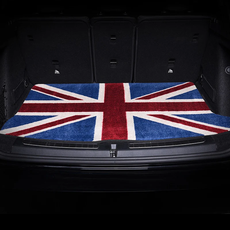 

Automotive Carpet Rugs Car Trunk Storage Mats For MINI COOPER F54 F55 F56 F57 F60 R55 R56 R60 Union Jack Protective Cover Pad