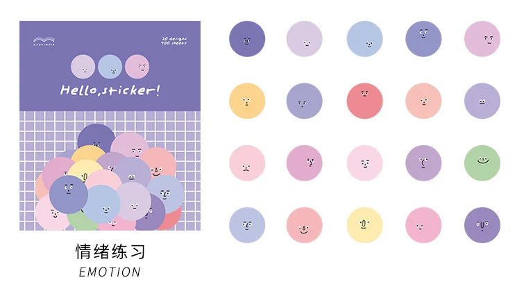 

Набор стикеров Amengguo для телефона 100 шт.