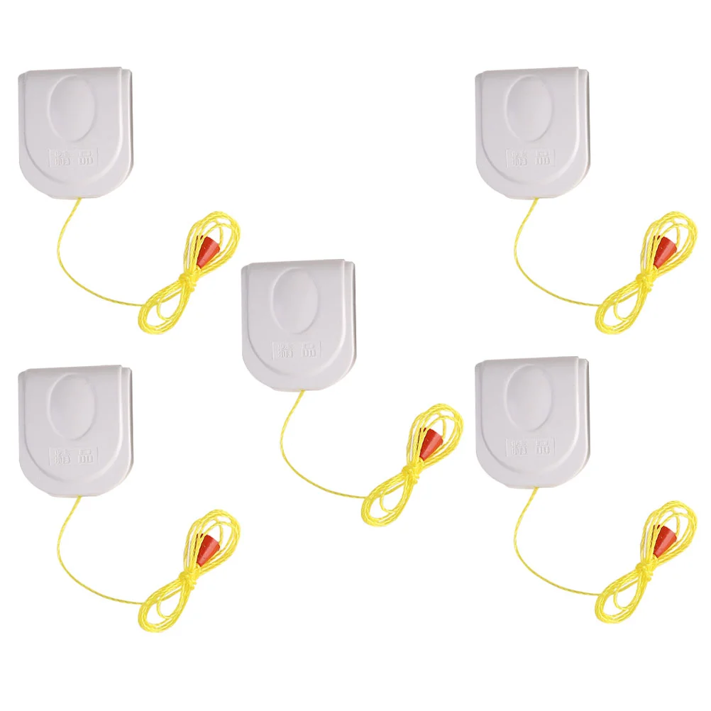 

5pcs Pulling Rope Switch Sturdy Prime Plastic Durable Parts Lamp Accessories Pulling Rope Switch for Home
