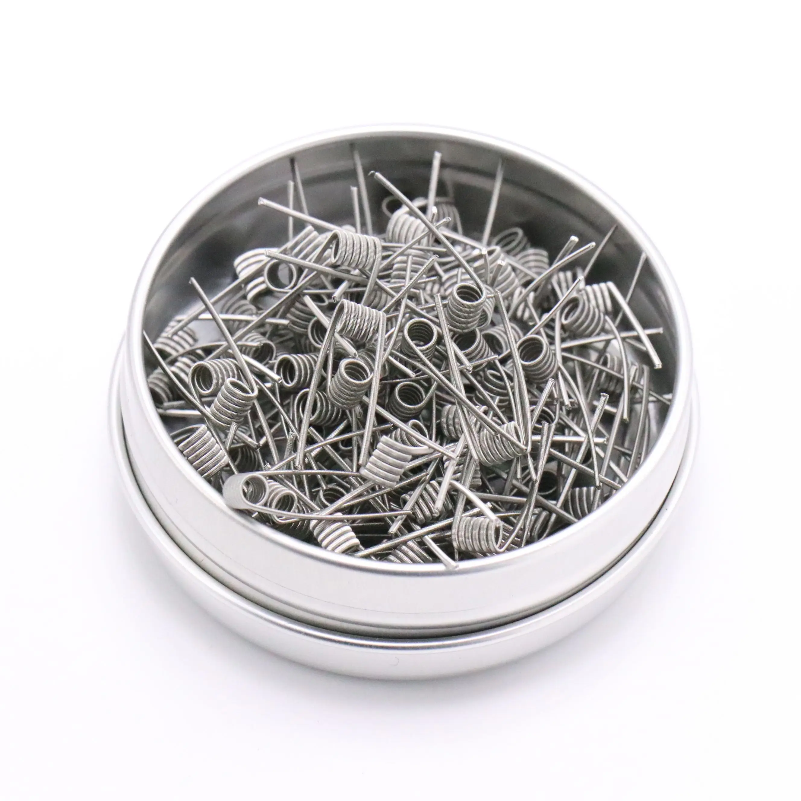 

50 шт. нержавеющая сталь SS316L Fused Clapton Prebuilt RTA Coil