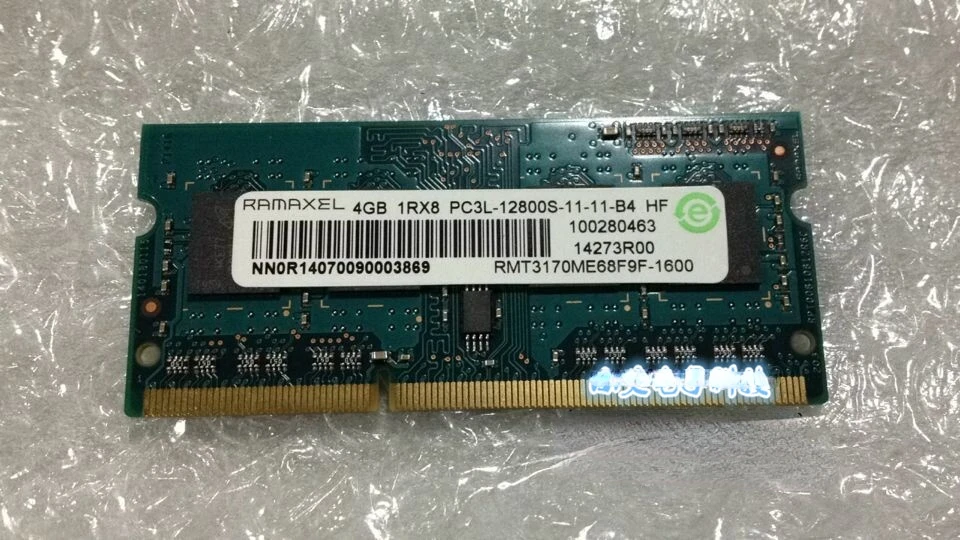

Память для ноутбука 4G DDR3L 7F7F7F7F43 RMT3170ME68F9F-1600