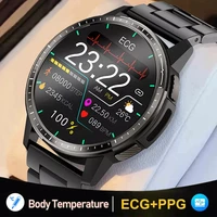 2022 body temperature smart watch sport fitness tracker waterproof clock heart rate blood pressure oxygen ecg ppg smartwatchbox