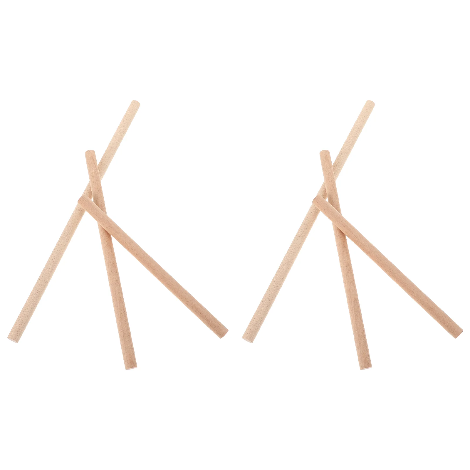 

6pcs Tapestry Round Wooden Rod Tapestry Making Tool Round Weaving Sticks for Shop Gifts
