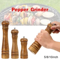 retro spice refillable salt kitchen tool pepper burnisher manual grinder pepper mill