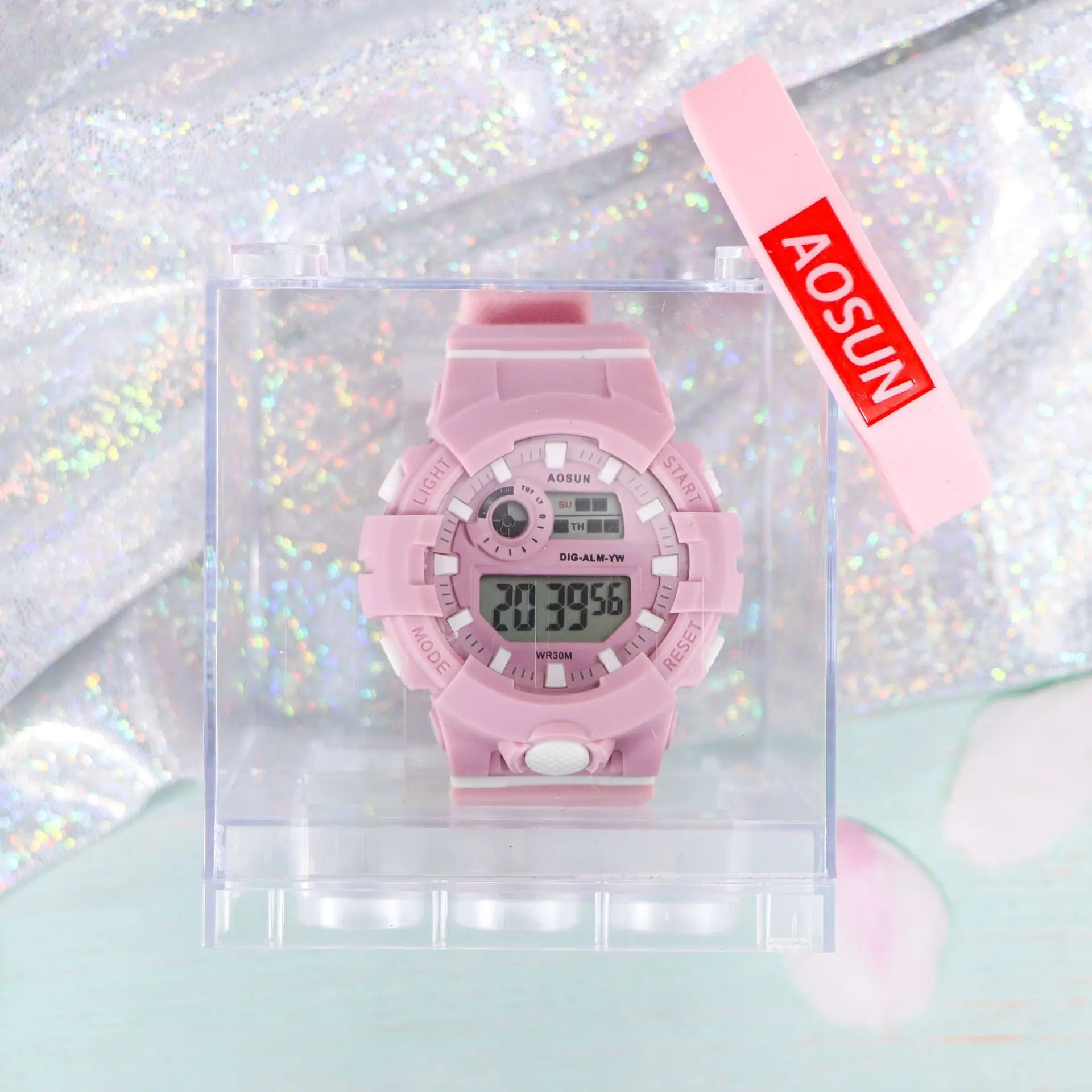 Electronic watch waterproof electronic watch for boys and girls multifunctional watch for girls enlarge