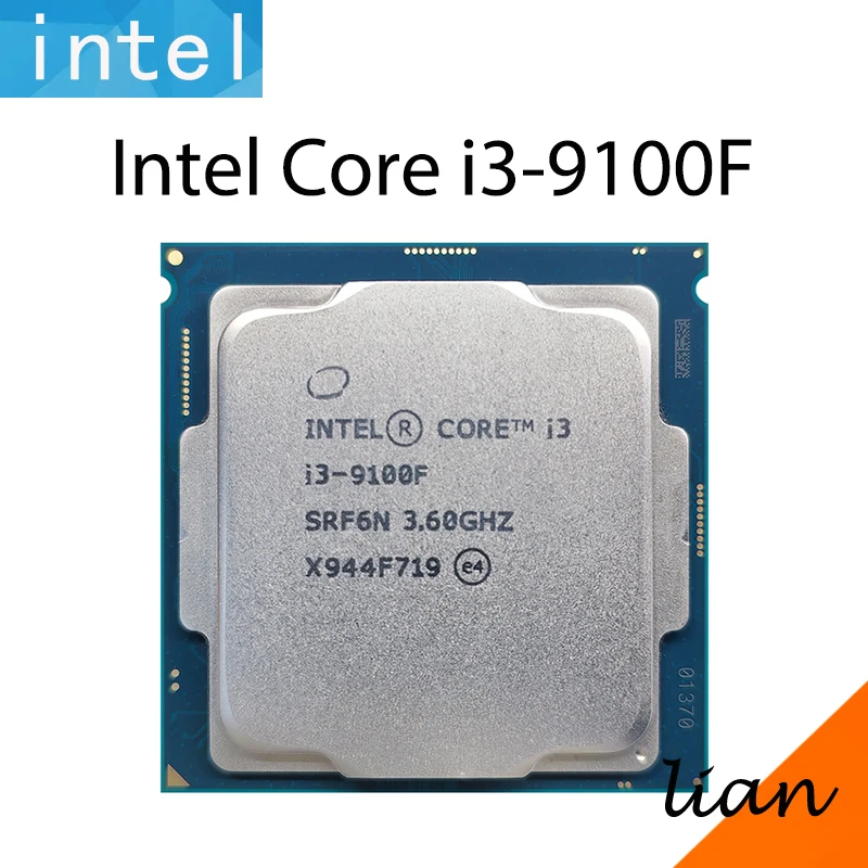 

Intel Core i3-9100F i3 9100F 3.6 GHz SRF7W /SRF6N Quad-Core Quad-Thread CPU 65W 6M ProcessorLGA 1151