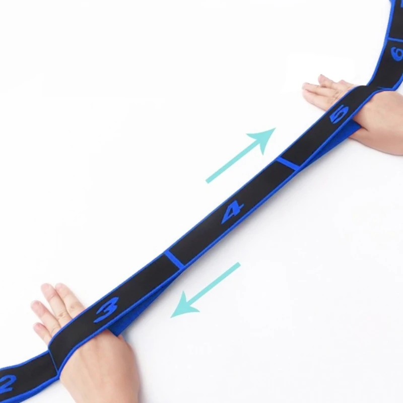 Ремень для упражнений вспомогательный ремень йоги с пронумерованной петлей