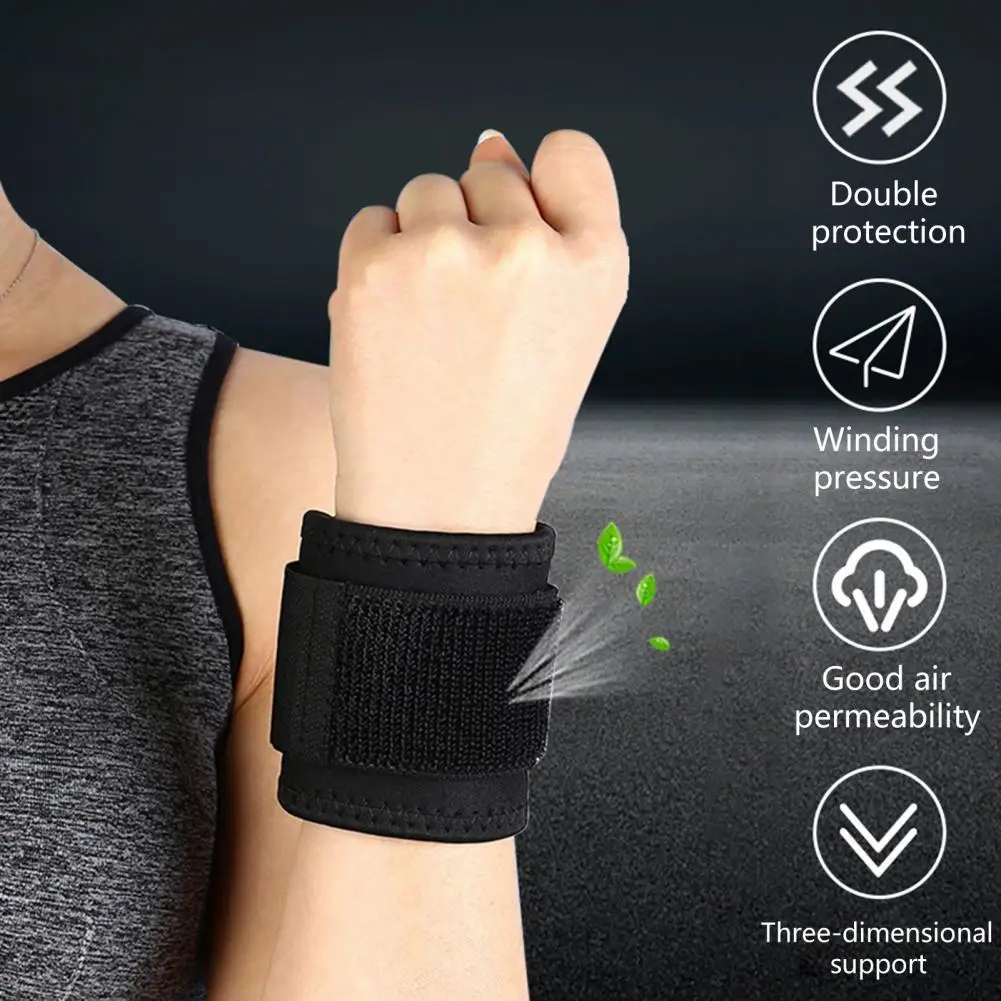 

1 Pc Sport Wrist Moisture Wicking Sports Wristband Ergonomic Men And Women Fitness Wrist Wristband Sports Protective Gear