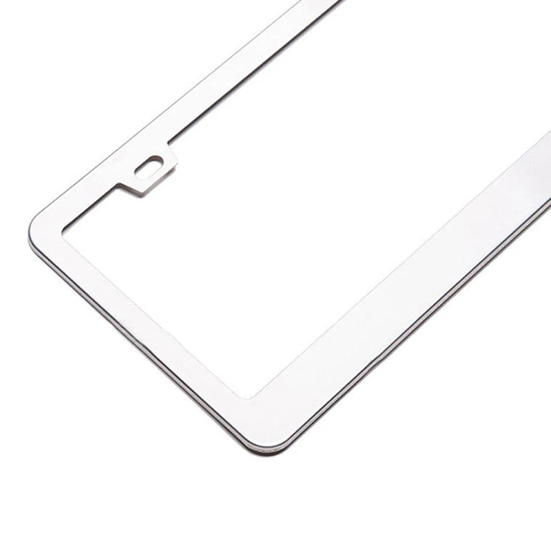 Рамка номерного знака для автомобиля и грузовика из нержавеющей стали США Ca 1X +