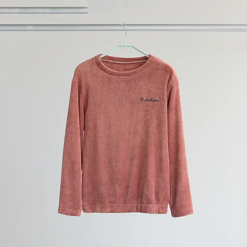 Winter Pajamas Set Sexy Home Sleepwear For Women Warm Soft Full Sleeve Pyjama Women's Thick Flannel Multicolor Fashion Clothes