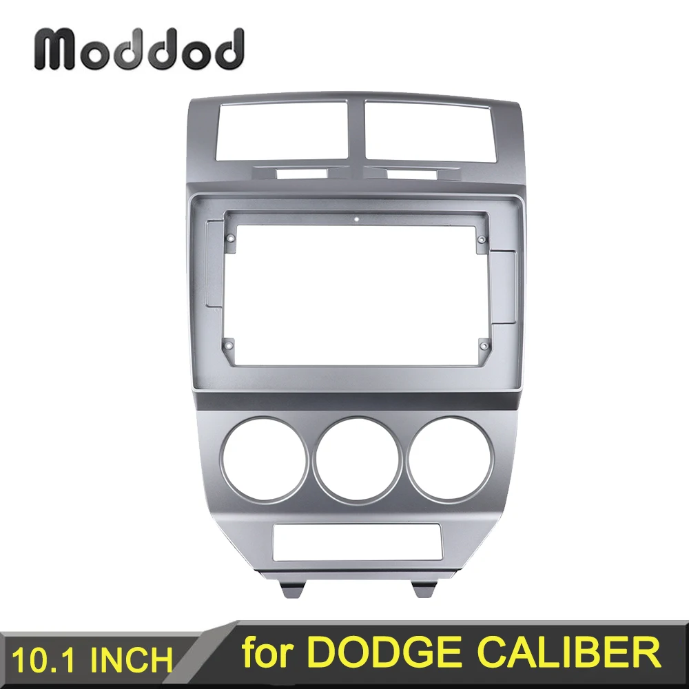 10.1 inç radyo fasya DODGE CALIBER 2007-2010 Stereo DVD OYNATICI kurulum Surround Trim paneli Dash kiti yüz plakası ses çerçeve