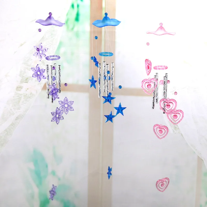 

Metal Wind Chimes Sympathy Wind Chime Tubes Tuned Soothing Melody Memorial Wind Chimes for Bedroom inside Decoration